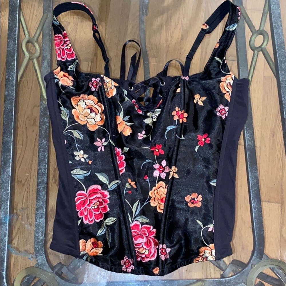 Floral corset